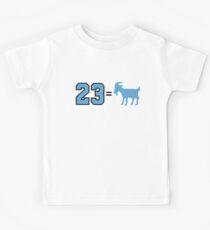 23 = Goat - Jordan, Greatest of All Time Kids Tee