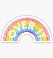Rainbow Over it Patch Sticker