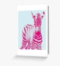 Zebra 05 Grußkarte