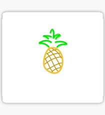 Tiny Digital Pineapple Sticker