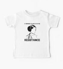 Princess Leia Resist Baby Tee