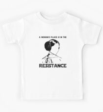 Princess Leia Resist Kids Tee