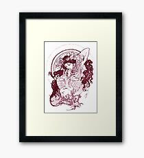 Vintage Mucha Art Framed Print