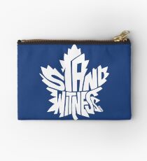 Toronto Maple Leafs Stand Witness White Studio Pouch