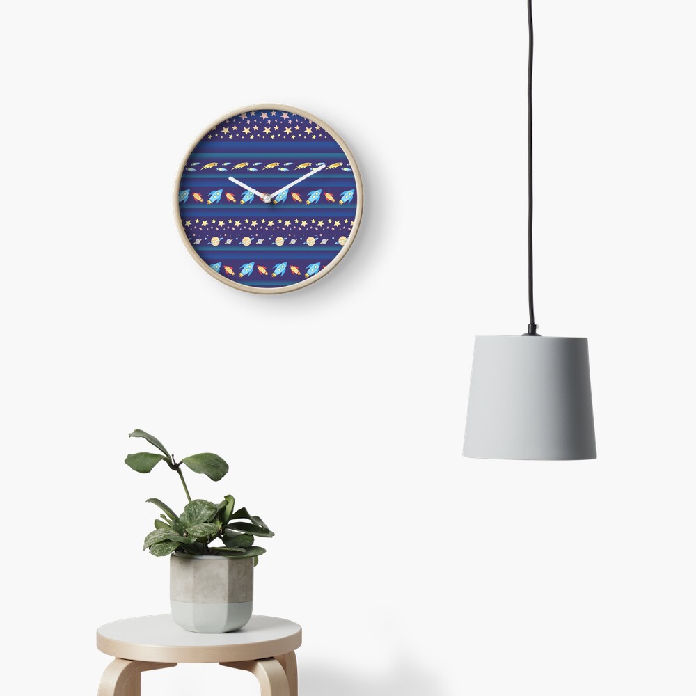 Space Exploration 2.0 Clock