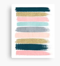 Zara - Modern abstract brushstroke painting for cute cell phone and trendy gifts Canvas Print
