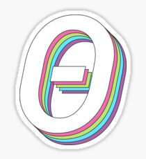 3D layered 2.0 - theta Sticker