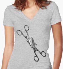 scissors sisters Women's Fitted V-Neck T-Shirt