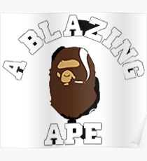 Blazing Affe Poster