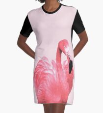 Flamingo Graphic T-Shirt Dress