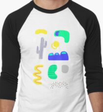 Night in the desert Men's Baseball ¾ T-Shirt