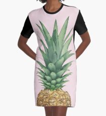 Pineapple Graphic T-Shirt Dress