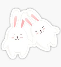 Bunnies in love Sticker