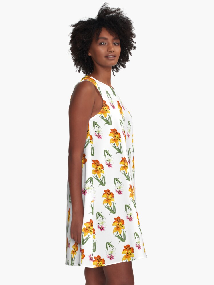 Alternate view of Lilies A-Line Dress