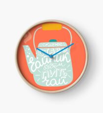 Tea saying in Russian Clock