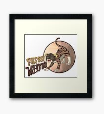 Dragonborn Cat - Fus Ro Meow Framed Print