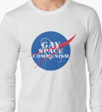NASA Parody Gay Space Communism Long Sleeve T-Shirt