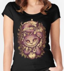 CHESHIRE CAT Women's Fitted Scoop T-Shirt