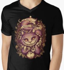 CHESHIRE CAT Men's V-Neck T-Shirt