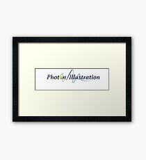 Photon Illustration Logo Framed Print