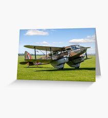 DH.89a Dragon Rapide G-AGJG Greeting Card