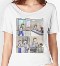 Exclusive Modern Art- "loss" Women's Relaxed Fit T-Shirt