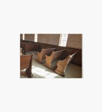Church Pews # 4 Art Board