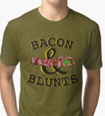 Bacon & Blunts Tri-blend T-Shirt
