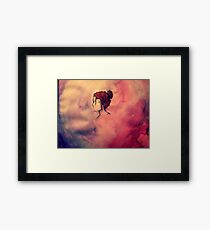 Night Time Watercolour Framed Print