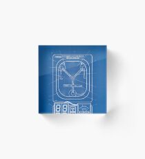 Flux Capacitor Acrylic Block