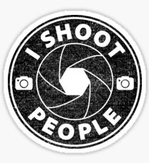 I Shoot People Sticker