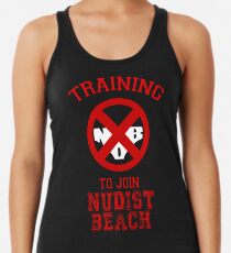 Ausbildung zum FKK-Strand Racerback Tank Top