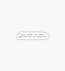DODIE // LIFE LESSON Sticker