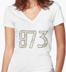 973 Women's Fitted V-Neck T-Shirt