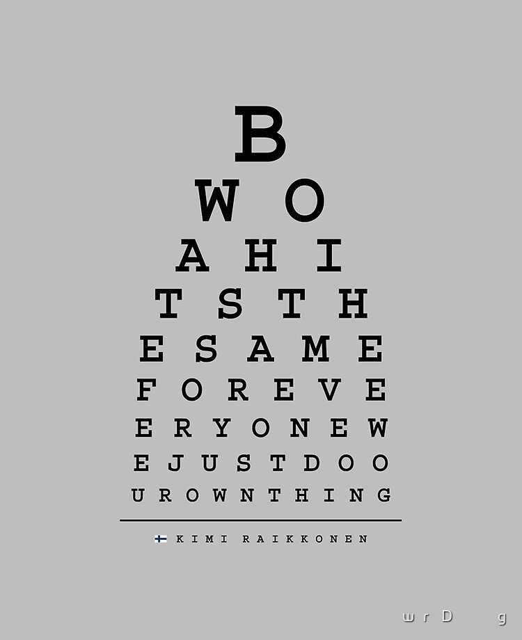 Eye Chart Quotes