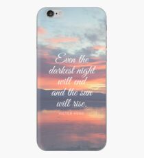 Vinilo o funda para iPhone Los miserables ¿Oyes que la gente canta?
