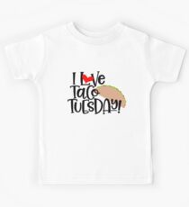 I Love Taco Tuesday Kids Tee