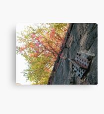 Harsimus Branch Embankment, Former Pennsylvania Railroad Embankment , Jersey City, New Jersey Canvas Print