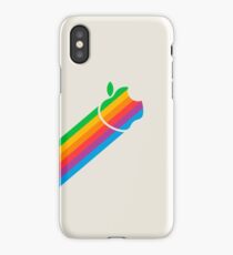 Apple Retro Logo Beam iPhone Case/Skin