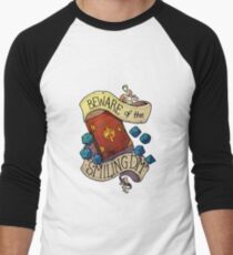Camiseta ¾ bicolor para hombre Cuidado con el Smiling Dungeon Master