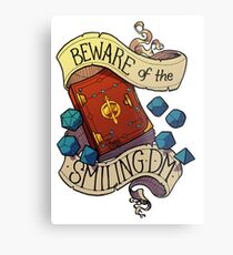 Lámina metálica Cuidado con el Smiling Dungeon Master