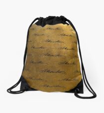 Hamilton Repeating Pattern Drawstring Bag