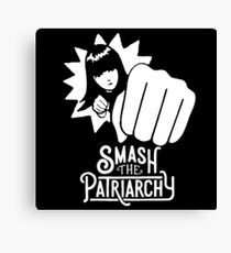 Woman Smash the Patriarchy Canvas Print