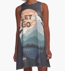 Let's Go A-Line Dress