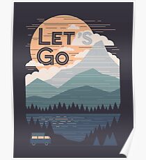 Lass uns gehen Poster
