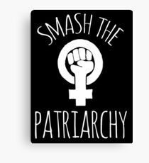 Feminist Smash the Patriarchy Canvas Print