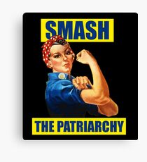 You Can Smash the Patriarchy Canvas Print