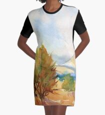 Magaliesberg Mountains Graphic T-Shirt Dress