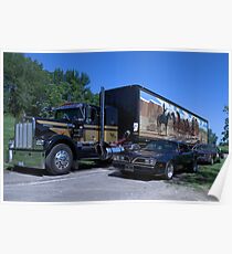Smokey and the Bandit Replica Vehicles Poster