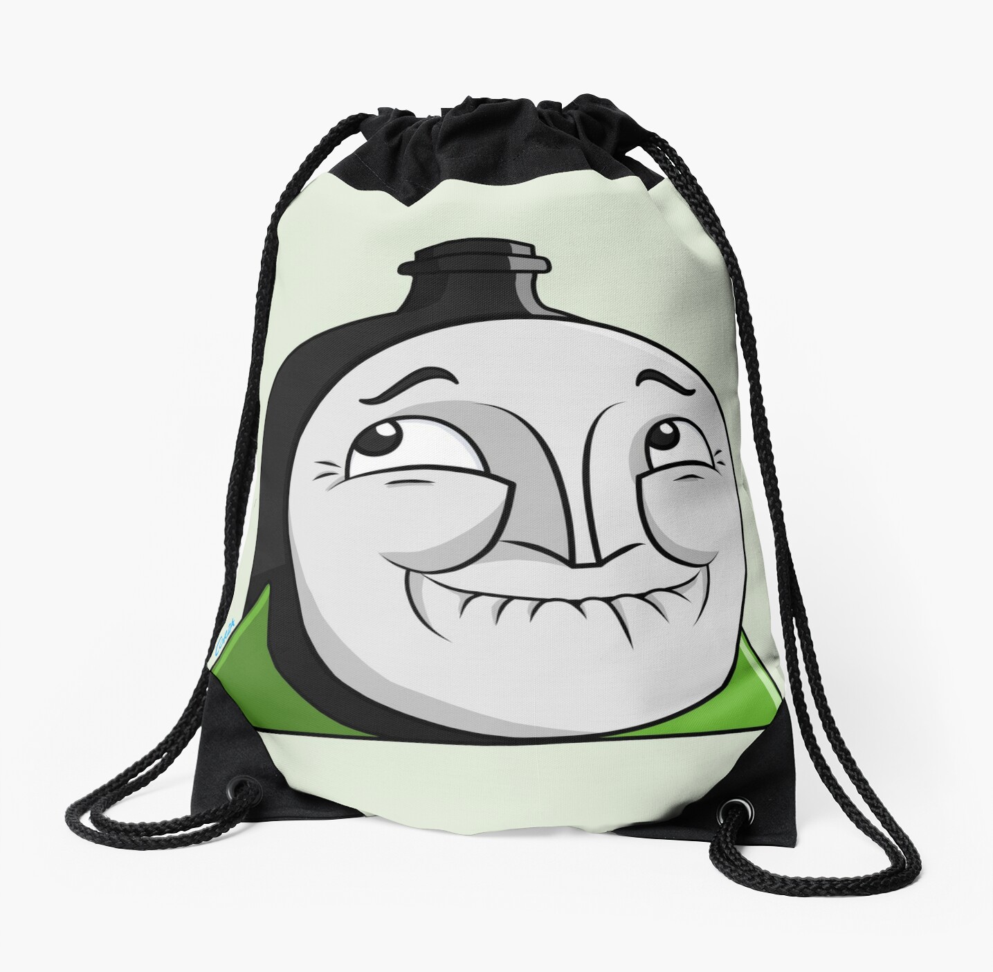 Henry Cheeky Meme Drawstring Bags By Corzamoon Redbubble